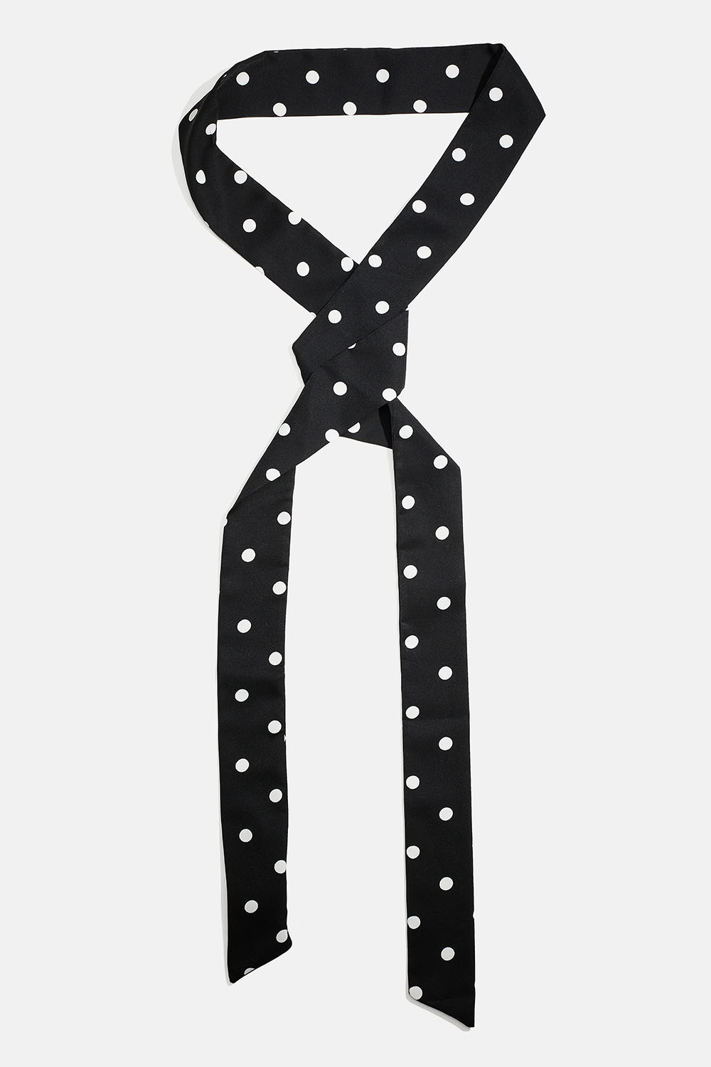 Kapea musta huivi, jossa valkoisia pilkkuja ryhmässä Asusteet / Huivit @ Glitter (171001559400)