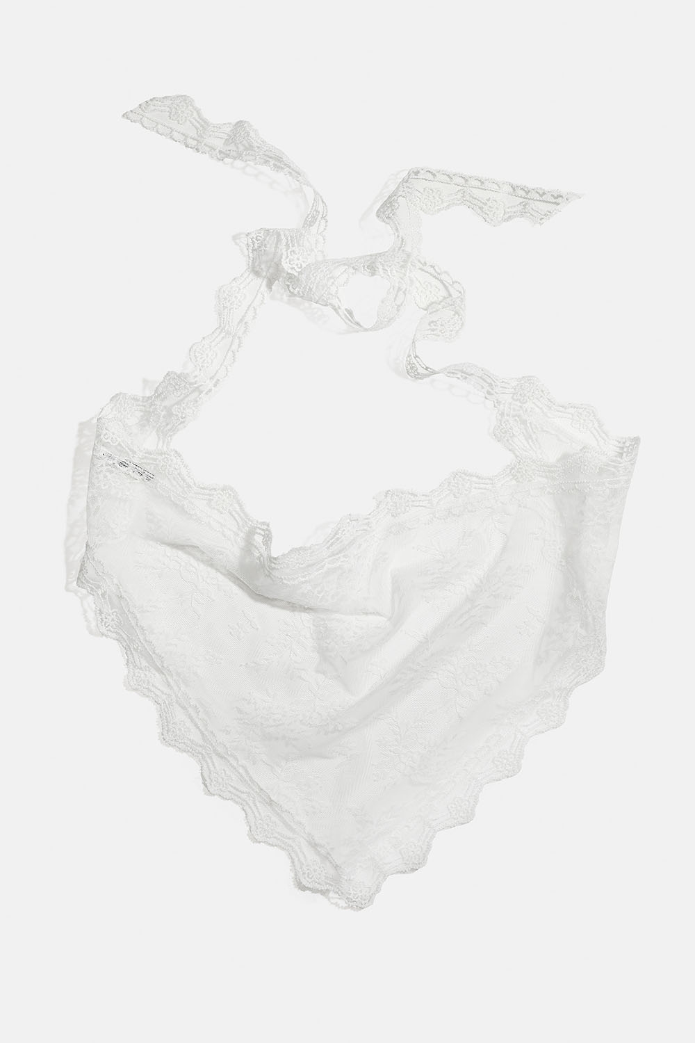 Valkoinen huivi pitsiä ryhmässä Asusteet / Huivit @ Glitter (171001563000)