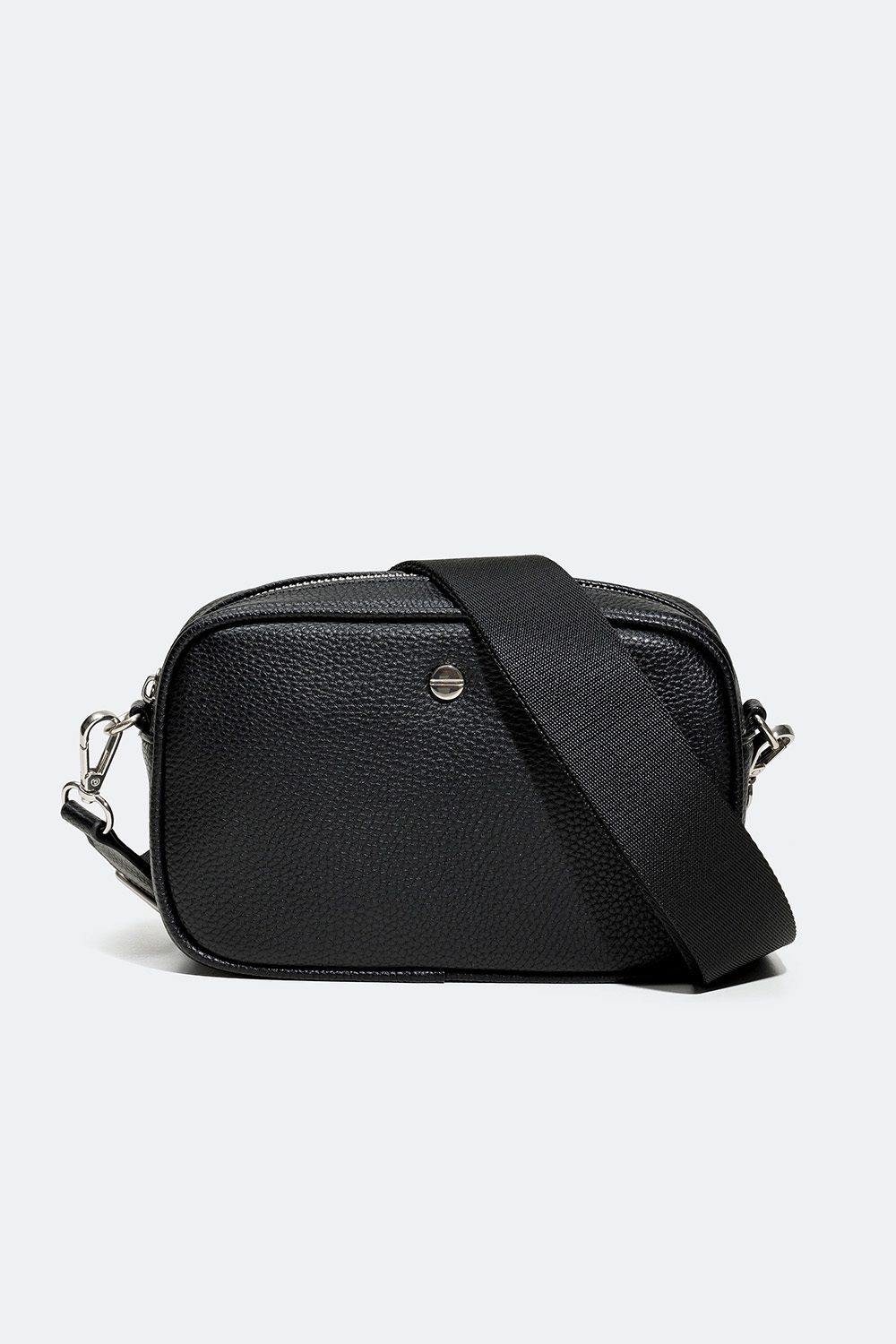 Musta cross-body-laukku, jossa leveä olkahihna ryhmässä Laukut / Olkalaukut @ Glitter (172000849000)