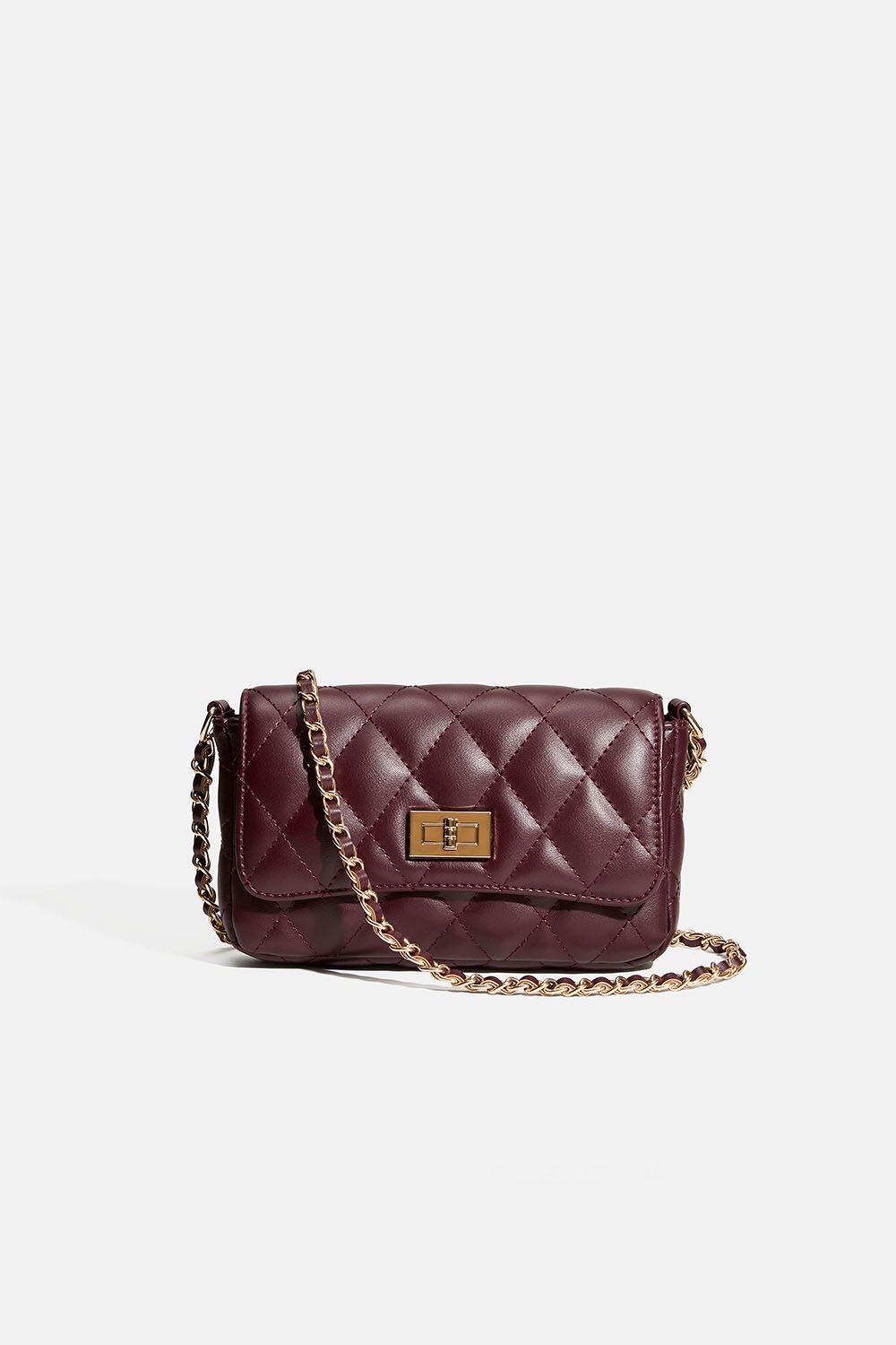 Ruskea tikattu olkalaukku ryhmässä Laukut / Crossbody @ Glitter (172000856300)