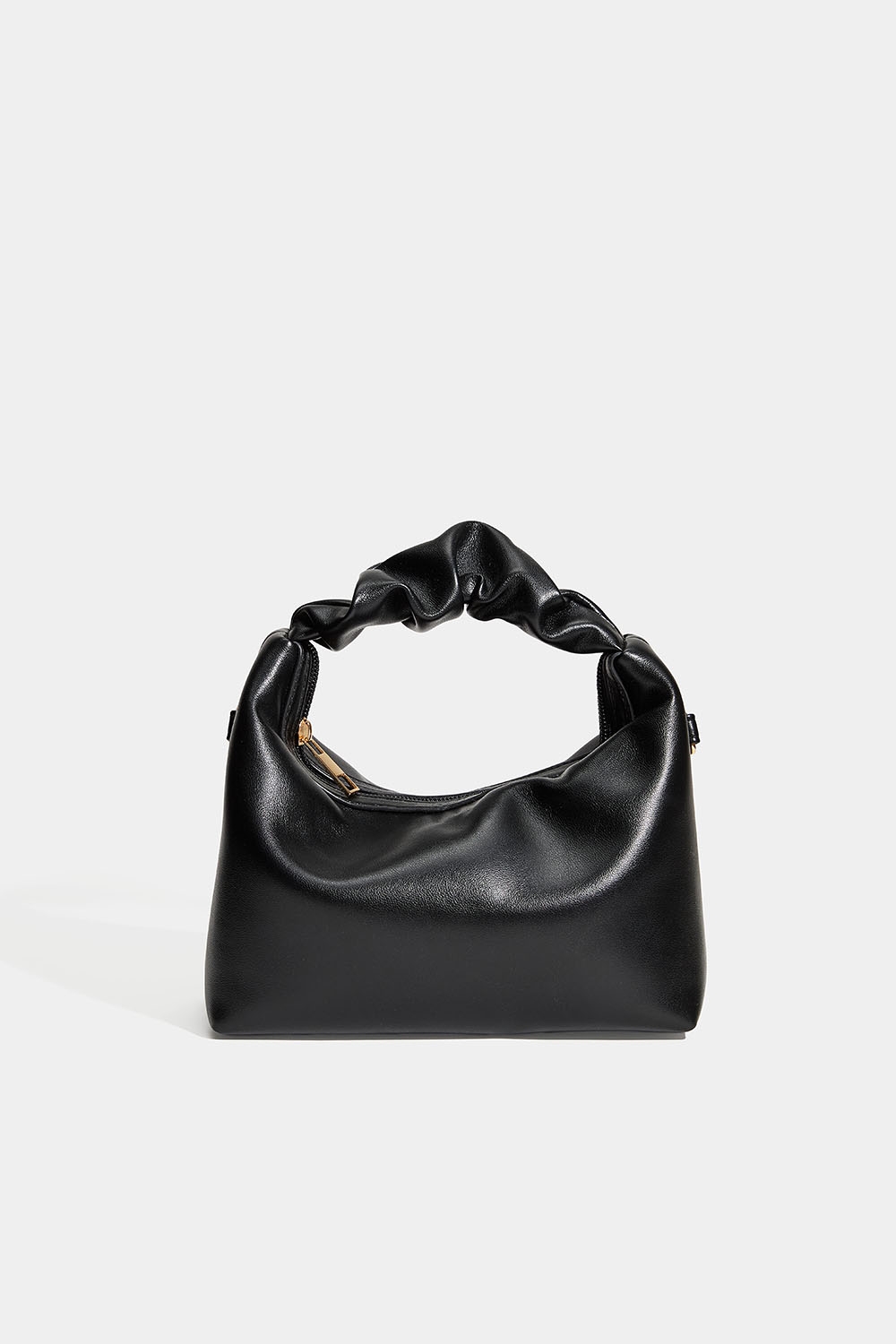 Pieni musta laukku, jossa on ryppyinen kantokahva ryhmässä Laukut / Crossbody @ Glitter (172001779000)