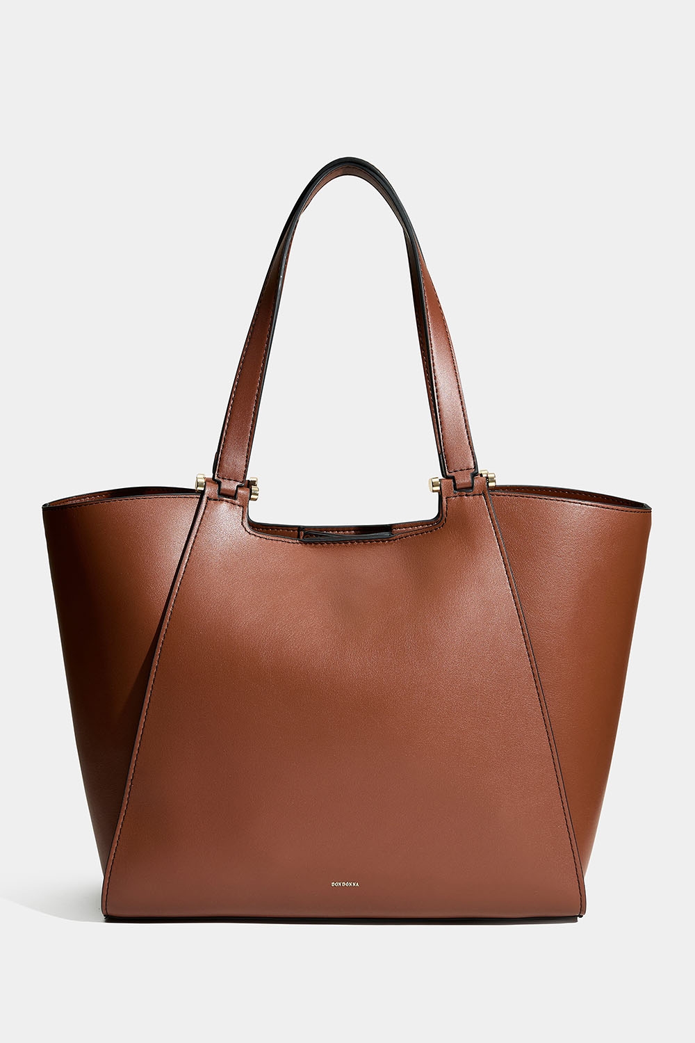 Ruskea laukku kaksinkertaisella olkahihnalla ryhmässä Laukut / Olkalaukut @ Glitter (172001928000)