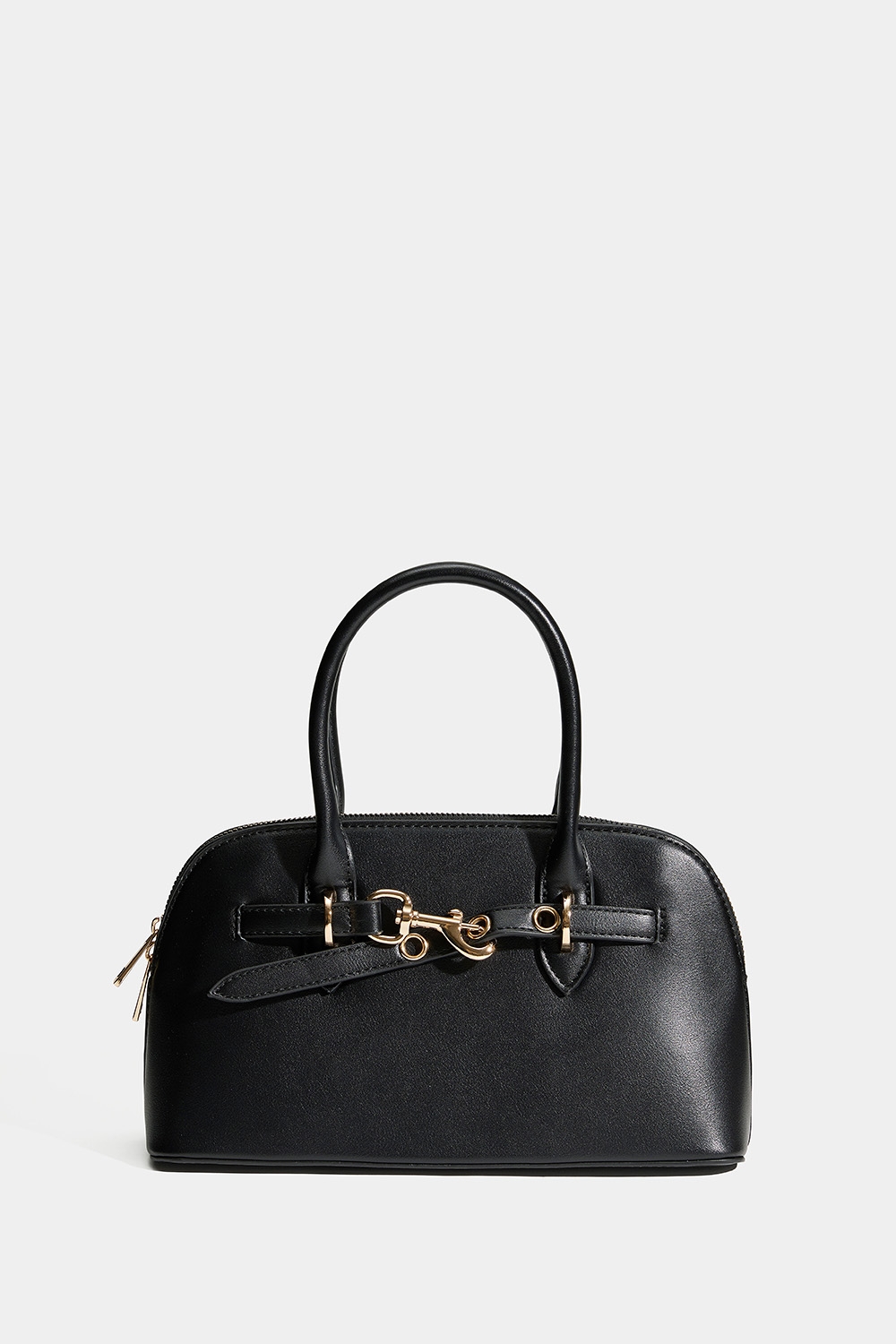 Musta käsilaukku, jossa olkahihna ja lukkoyksityiskohta ryhmässä Laukut @ Glitter (172001949000)