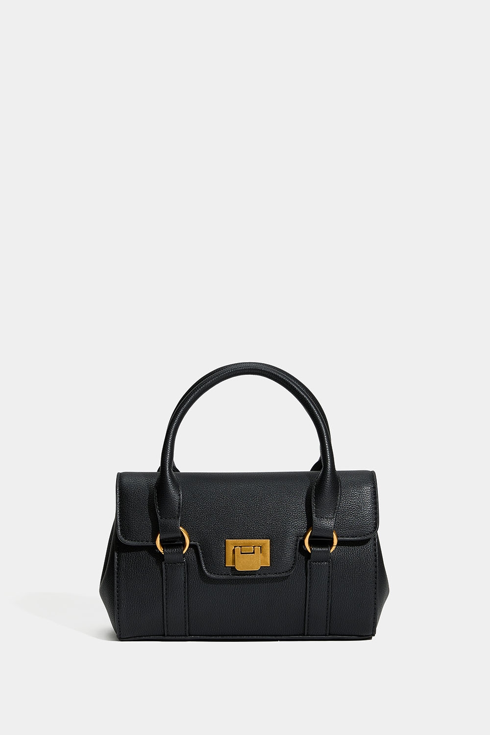 Pieni musta käsilaukku kaksinkertaisella kahvalla ryhmässä Don Donna - laukut @ Glitter (172002009000)