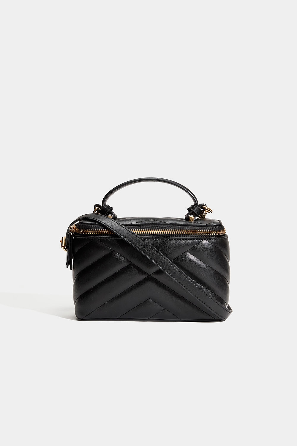 Musta crossbody-laukku, jossa tikattu kuvio ryhmässä Laukut / Crossbody @ Glitter (172002079000)