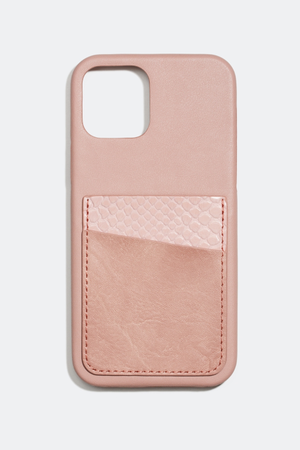 Vaaleanpunainen matkapuhelinkuori ja korttikotelo, iPhone ryhmässä Asusteet / Matkapuhelintarvikkeet / Matkapuhelinkotelot / iPhone 12 / 12 PRO @ Glitter (17400010)
