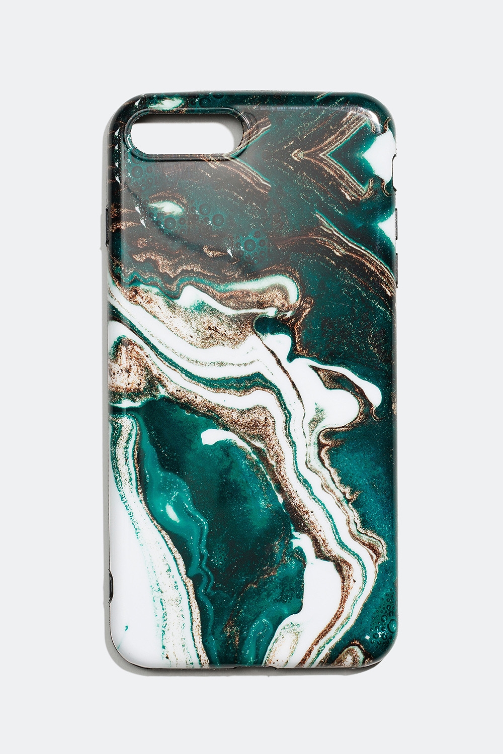 Vihreä marmorikuvioinen kännykkäkuori, iPhone 6/7/8 ryhmässä Asusteet / Matkapuhelintarvikkeet / Matkapuhelinkotelot / iPhone 6 / 7 / 8 @ Glitter (174000247706)