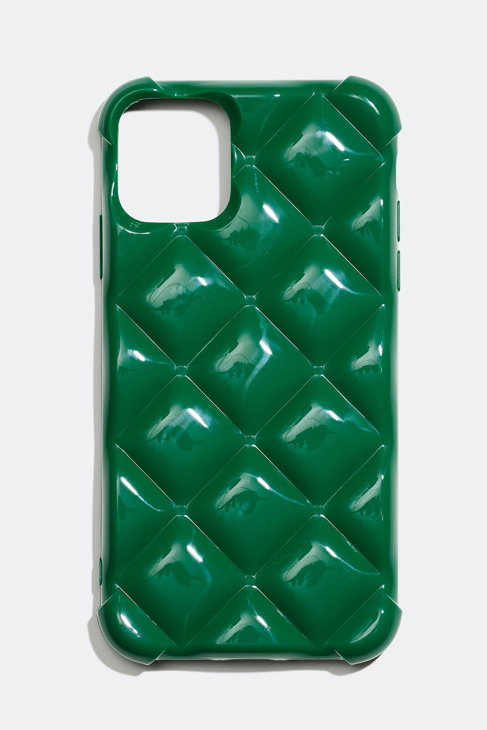 Vihreä kännykkäkuori, jossa pehmustettu muotoilu, iPhone 11/XR ryhmässä Asusteet / Matkapuhelintarvikkeet / Matkapuhelinkotelot / iPhone 11 / XR @ Glitter (174000257711)