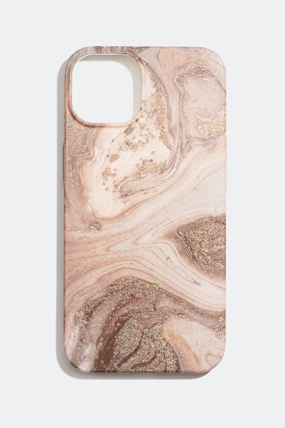 Vaaleanpunainen kännykkäkuori, jossa marmoroitu kuvio, iPhone 13 ryhmässä Asusteet / Matkapuhelintarvikkeet / Matkapuhelinkotelot / iPhone 13 / 13 PRO @ Glitter (174000405413)