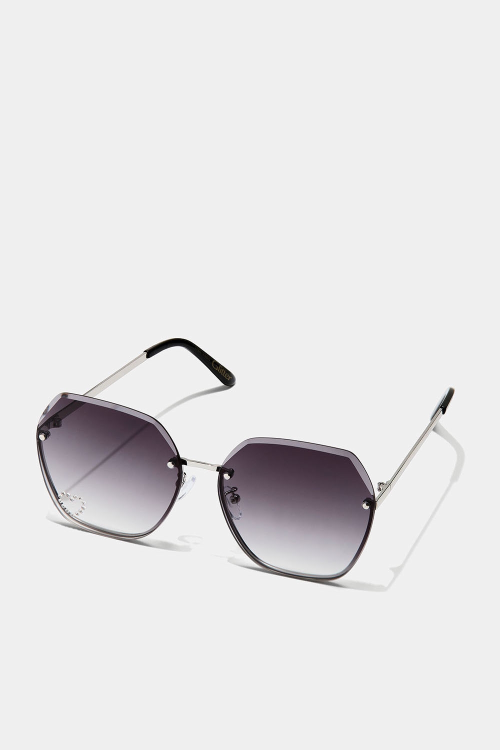 70-luvun tyyliset aurinkolasit, joissa strassiyksityiskohtia ryhmässä Asusteet / Aurinkolasit @ Glitter (176001309000)