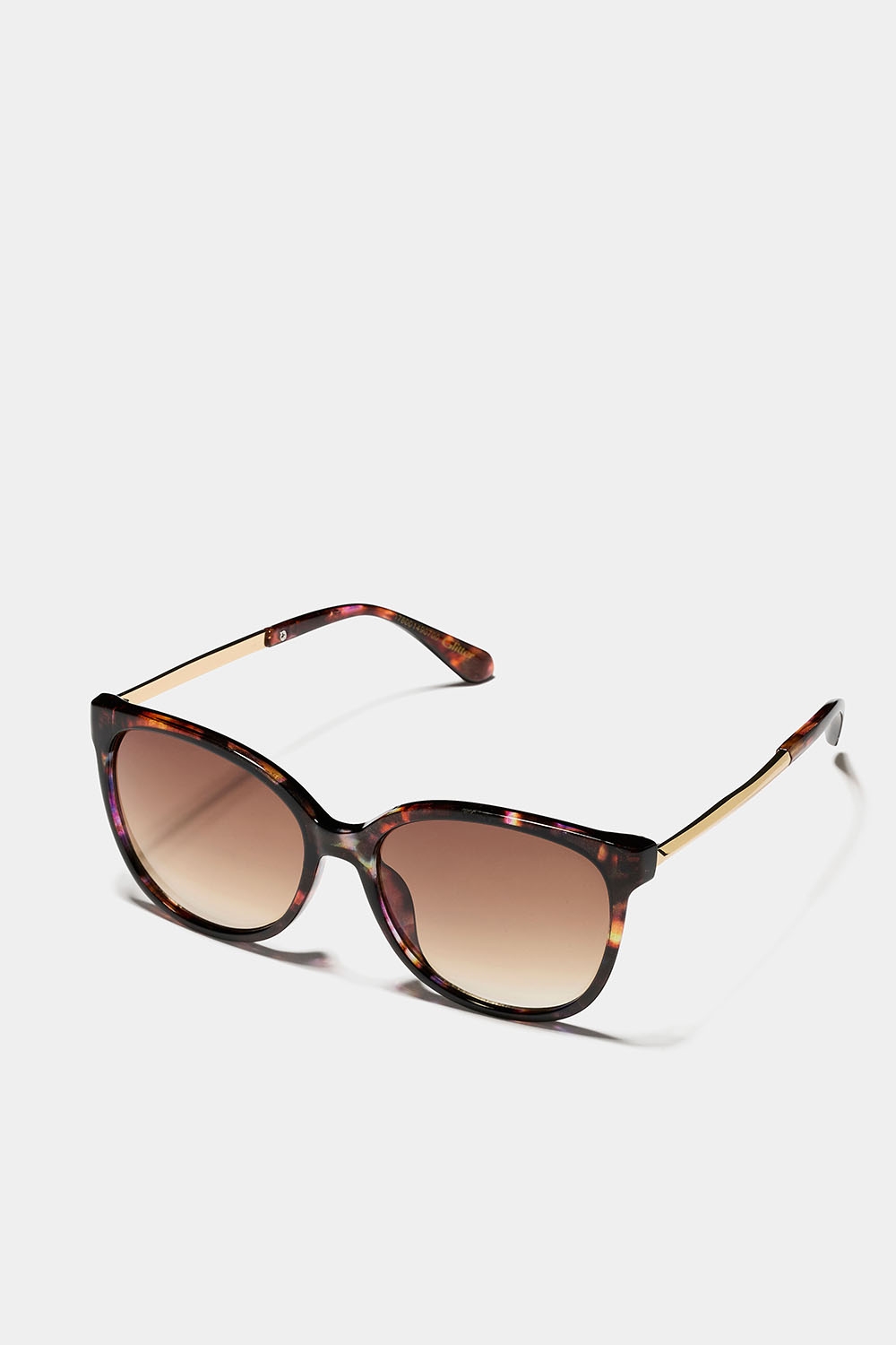 Kilpikonnakuvioiset aurinkolasit, joissa kullanväriset kehykset ryhmässä Asusteet / Aurinkolasit @ Glitter (176001490700)