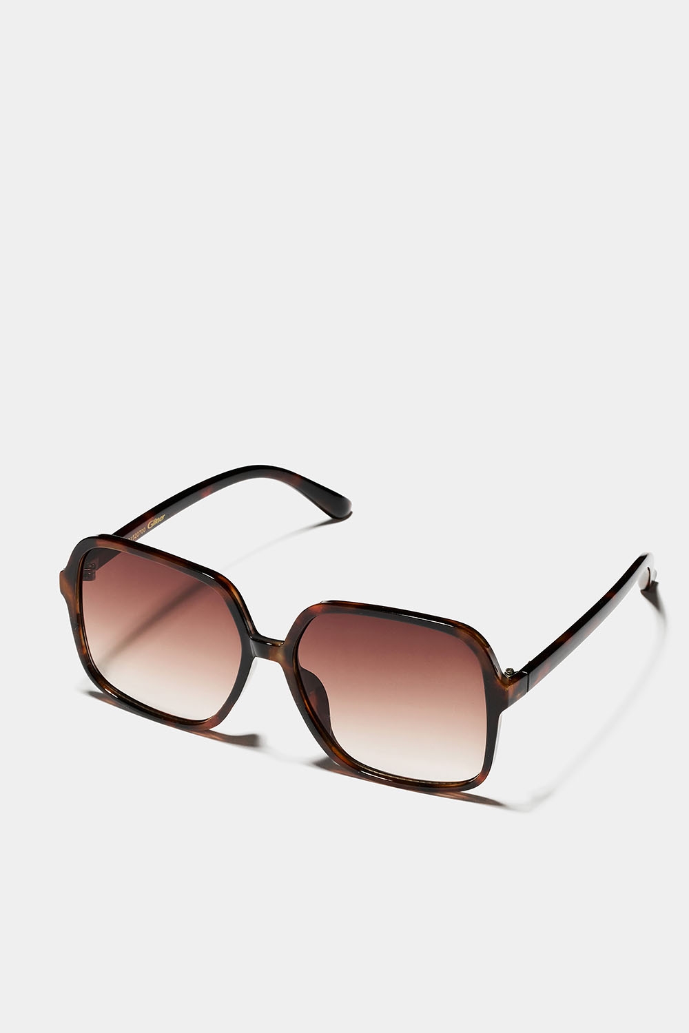 Neliömäiset, ylisuuret kilpikonnakuvioiset aurinkolasit ryhmässä Asusteet / Aurinkolasit @ Glitter (176001520700)