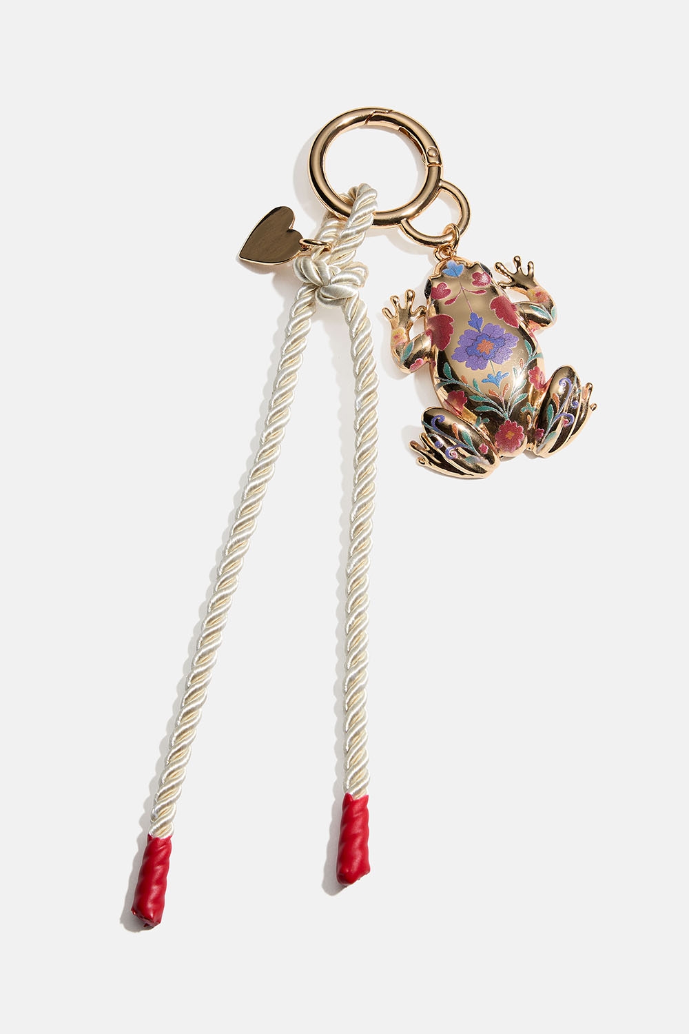 Laukkukoriste, jossa sammakko ja naru ryhmässä Laukut / Bag charms @ Glitter (177000712000)