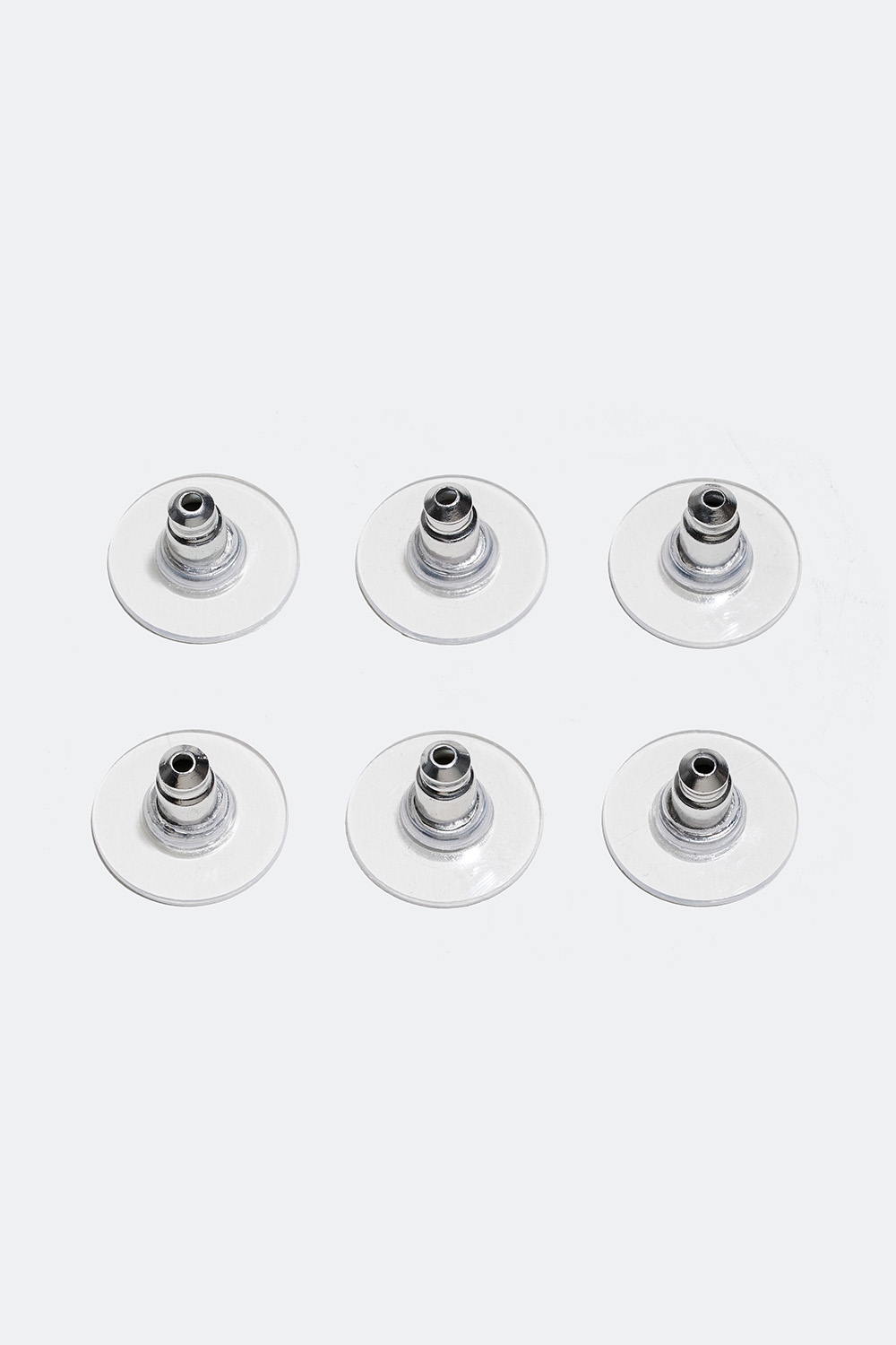 Korvakorujen takakappaleet, 6-pakk.