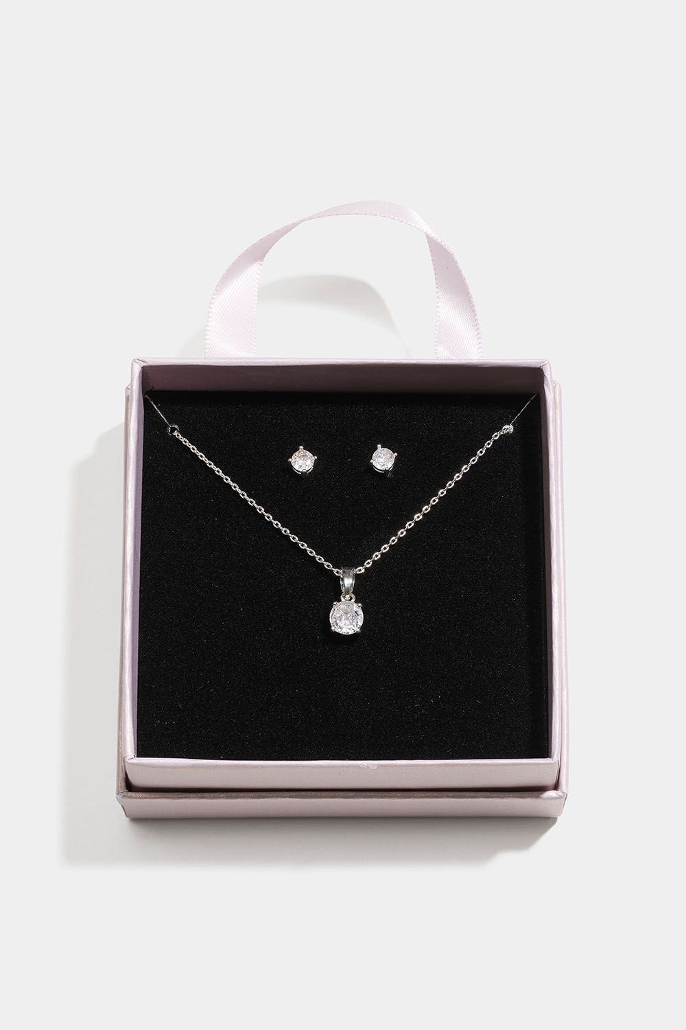 Korusetti lasikivillä lahjapakkauksessa ryhmässä Korut / Korvakorut @ Glitter (209000371002)