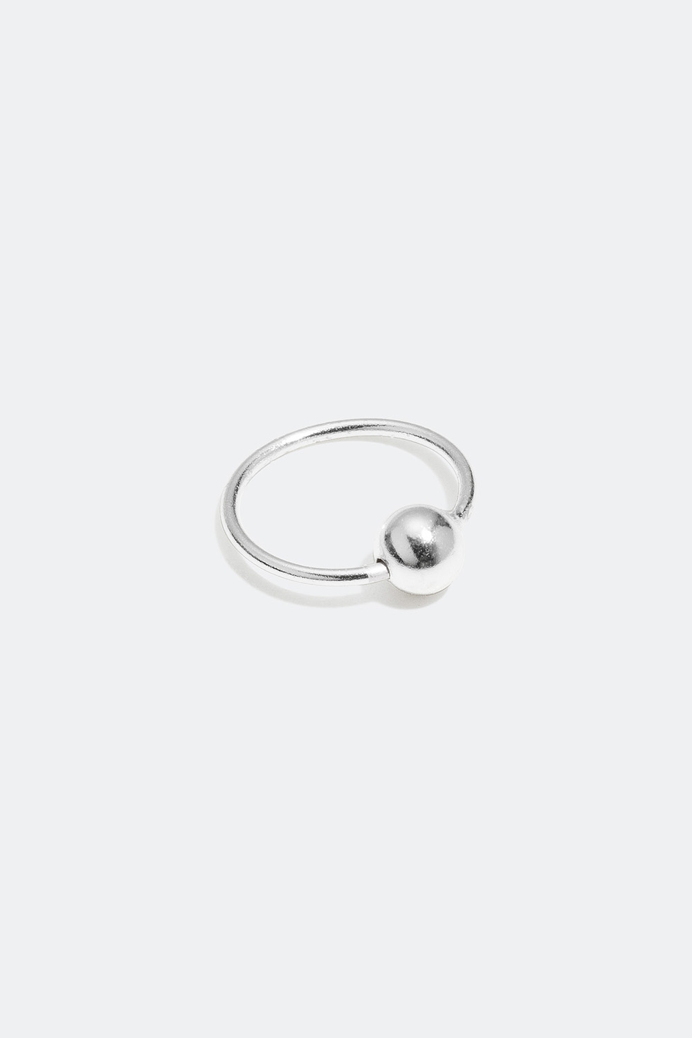 Hopeinen nenärengas, 0,8 senttimetri ryhmässä Korut @ Glitter (219138011000)