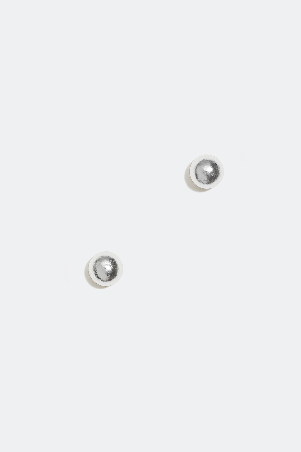 Pienet pallonmuotoiset korvakorut aitoa hopeaa ryhmässä Hopeakorut / Hopeiset korvakorut / Nappikorvakorut @ Glitter (219345)