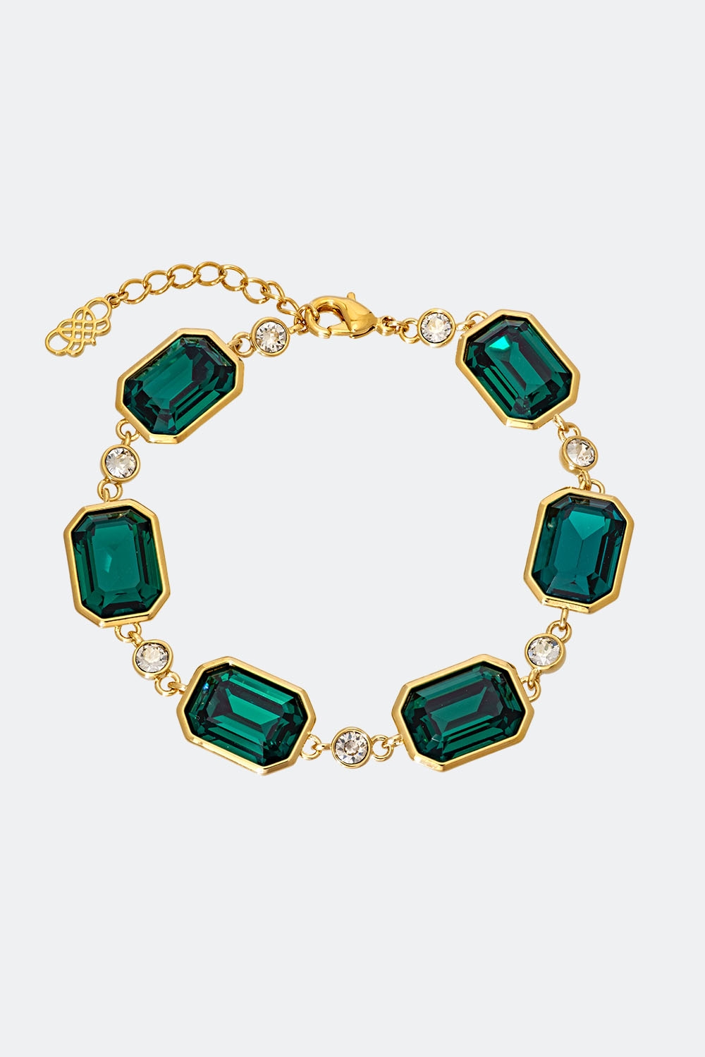 Diane bracelet - Emerald ryhmässä Lily and Rose - Rannekorut @ Glitter (251000087502)