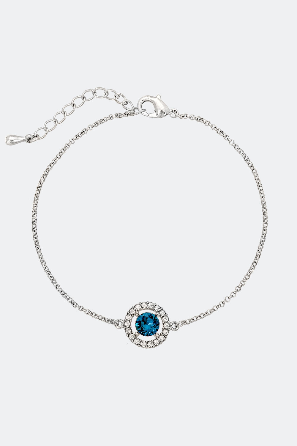 Miss Miranda bracelet - Silver blue ryhmässä Lily and Rose - Rannekorut @ Glitter (251000117001)