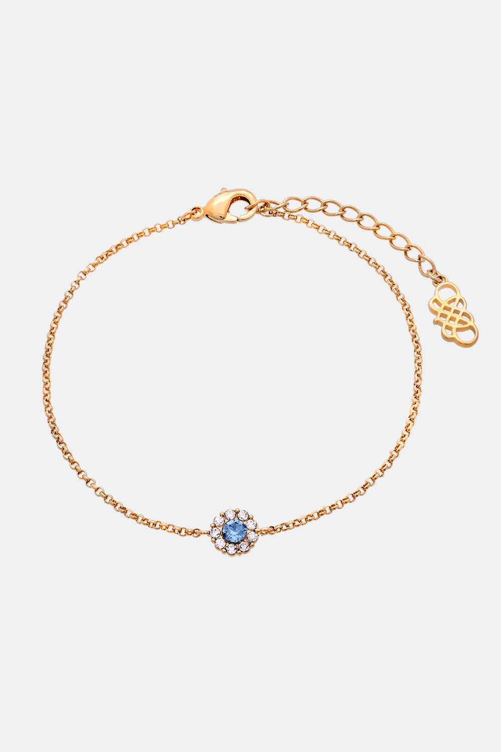Petite Miss Sofia bracelet - Light sapphire ryhmässä Lily and Rose - Rannekorut @ Glitter (251000147102)