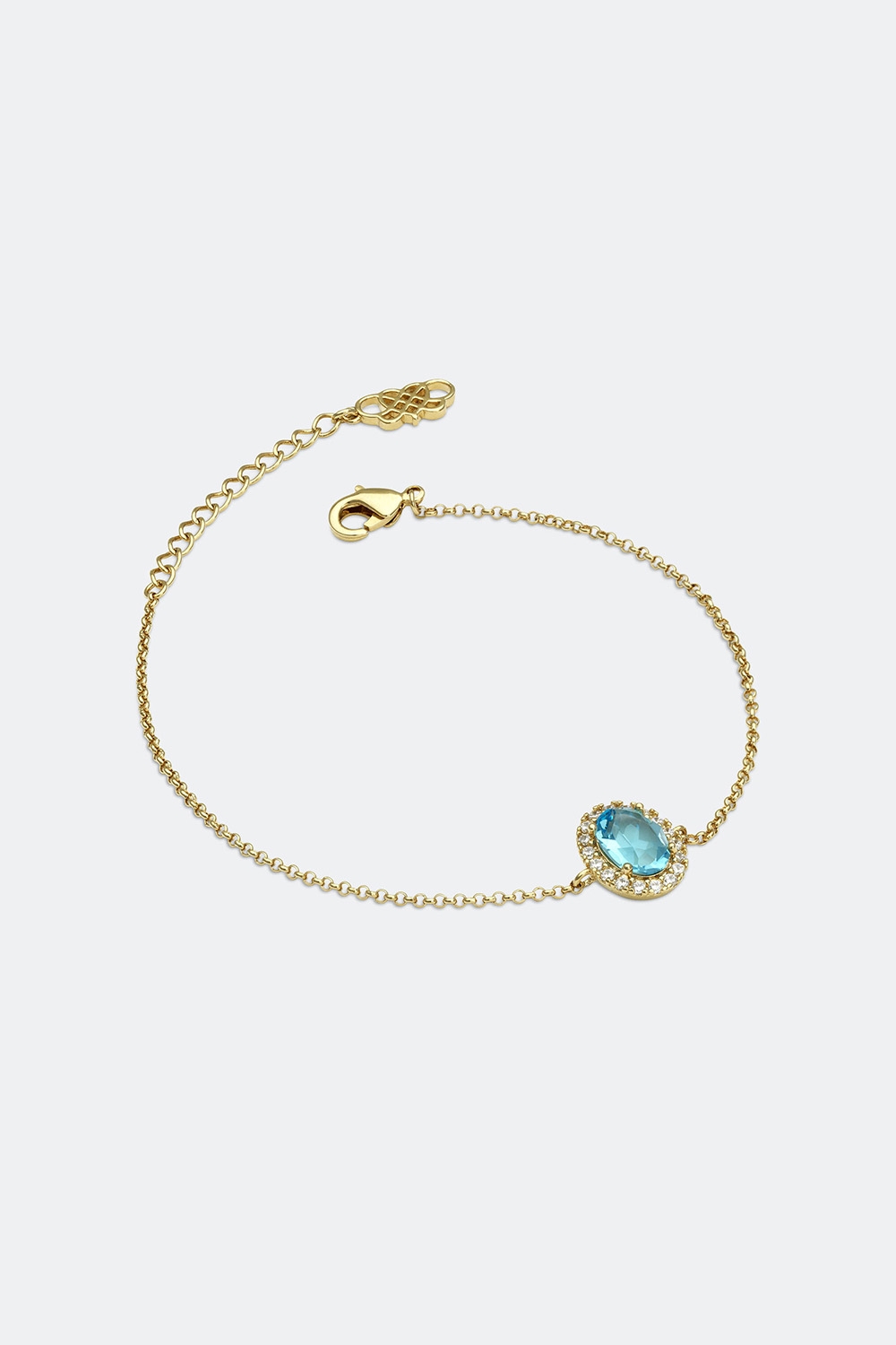 Miss Luna bracelet - Aquamarine ryhmässä Lily and Rose - Rannekorut @ Glitter (251000317302)