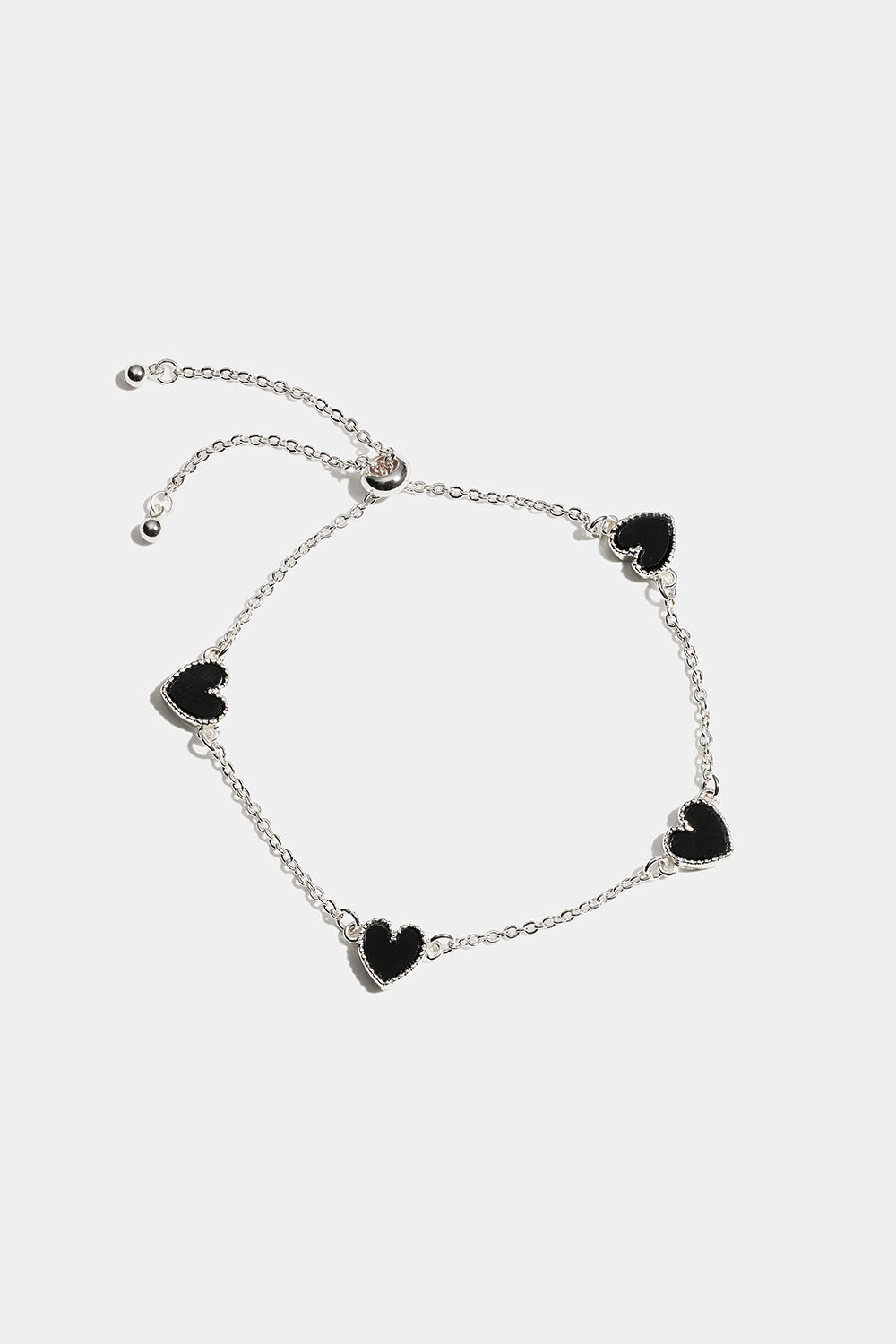 Rannekoru, jossa mustia sydämiä ryhmässä Store week / @ Glitter (251001659001)
