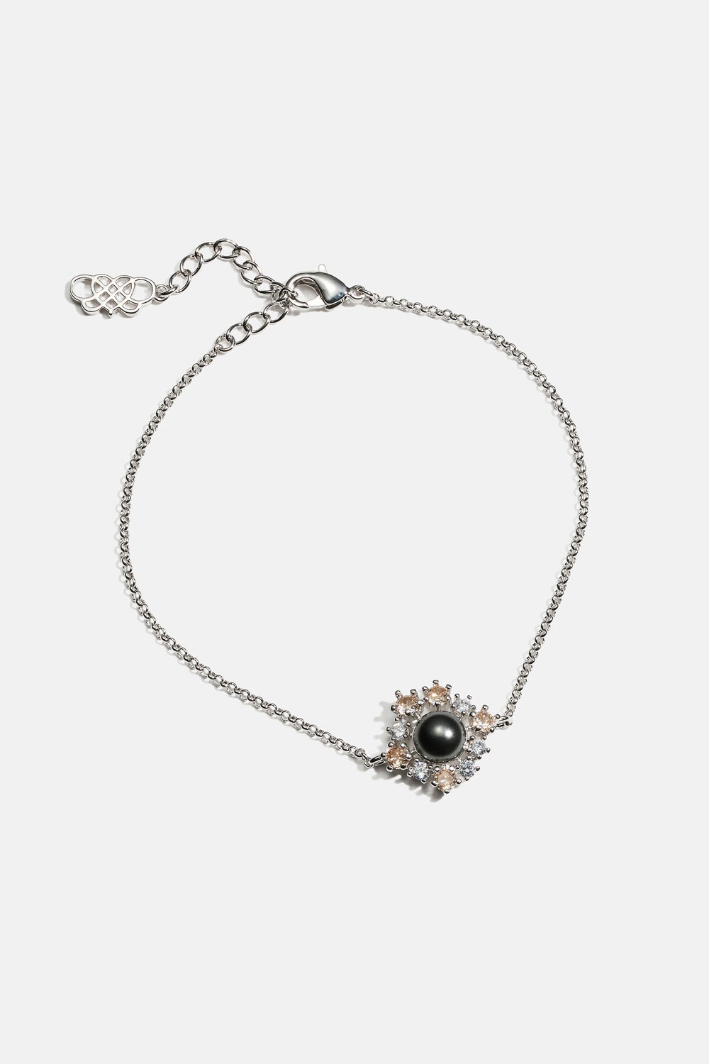 New Emily bracelet - Jet pearl ryhmässä Store week / @ Glitter (251001919001)