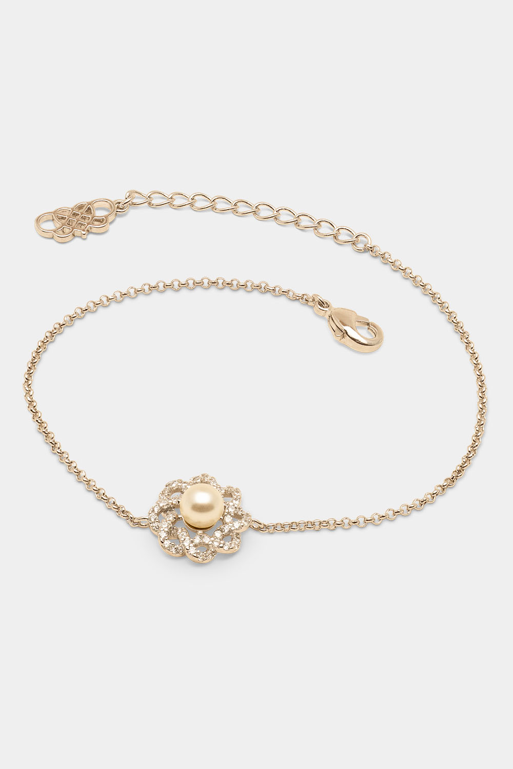 Fleur bracelet - Ivory ryhmässä Lily and Rose - Rannekorut @ Glitter (251002581000)