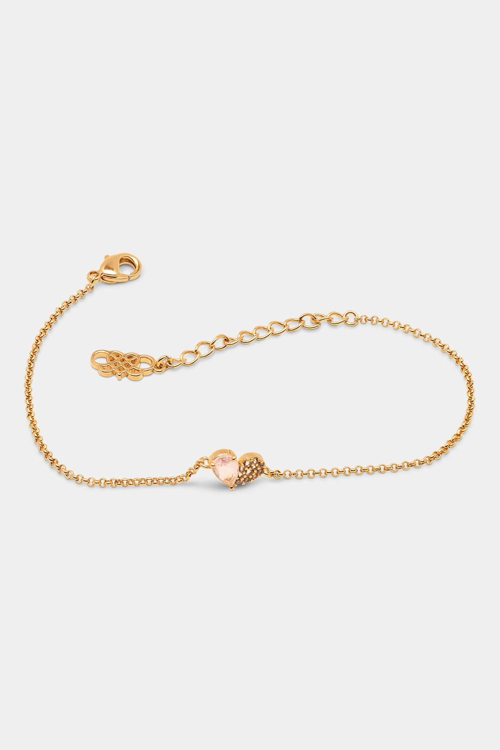 Charlotte bracelet - Light pink ryhmässä Lily and Rose - Rannekorut @ Glitter (251002612000)