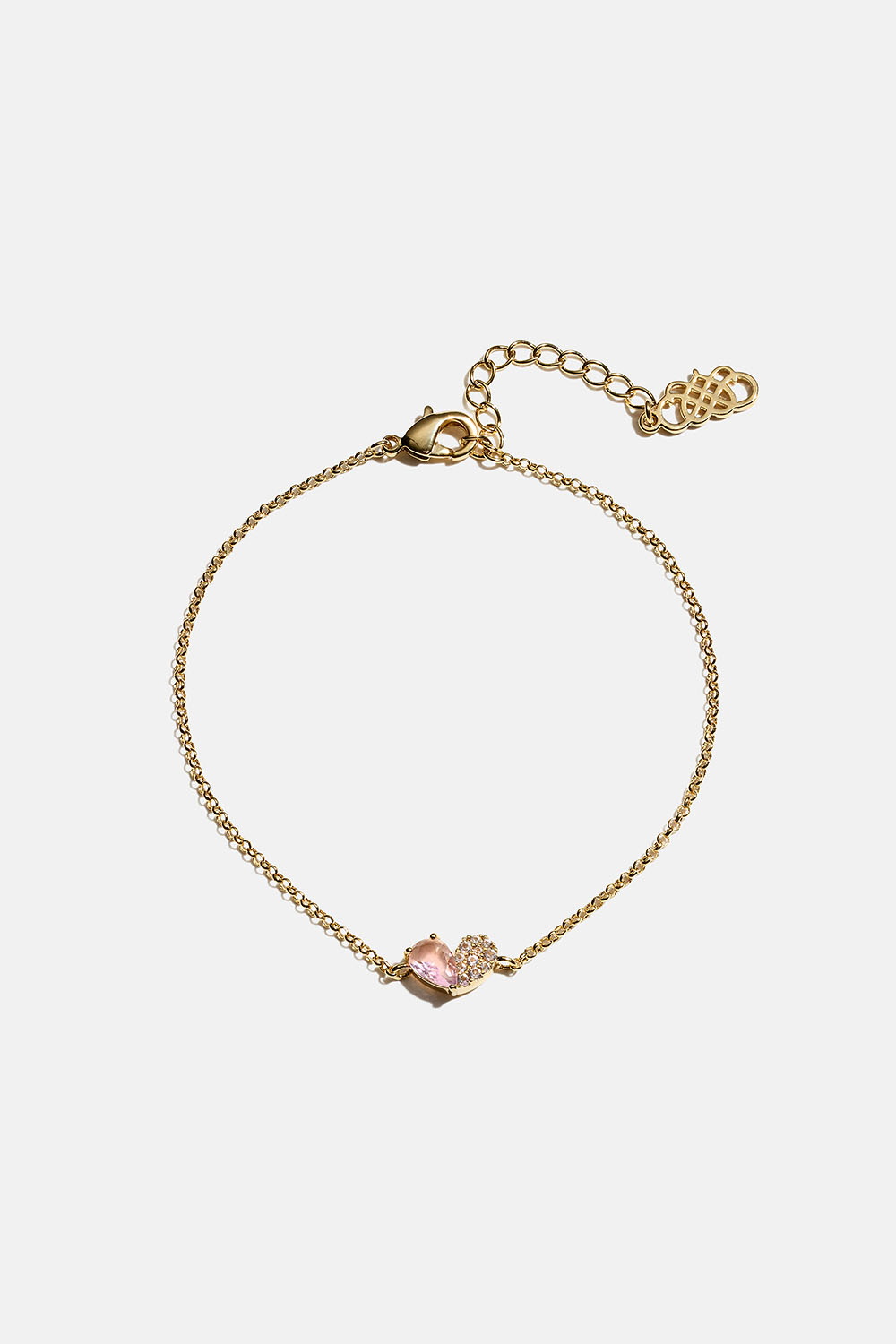 Charlotte bracelet - Light pink ryhmässä Lily and Rose - Rannekorut @ Glitter (251002612000)