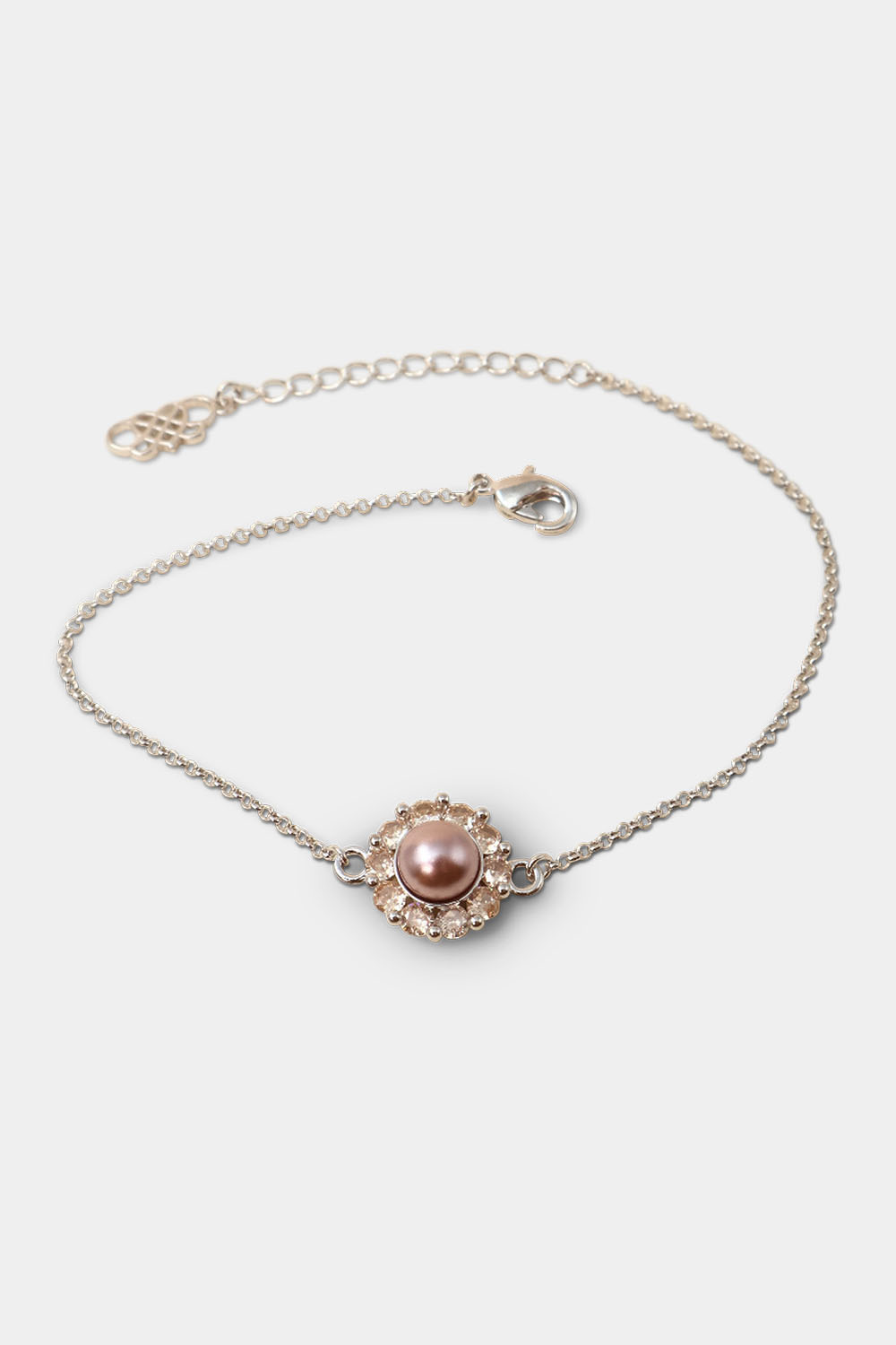 Miss Sofia bracelet - Pink topaz pearl ryhmässä Lily and Rose - Rannekorut @ Glitter (251002725000)