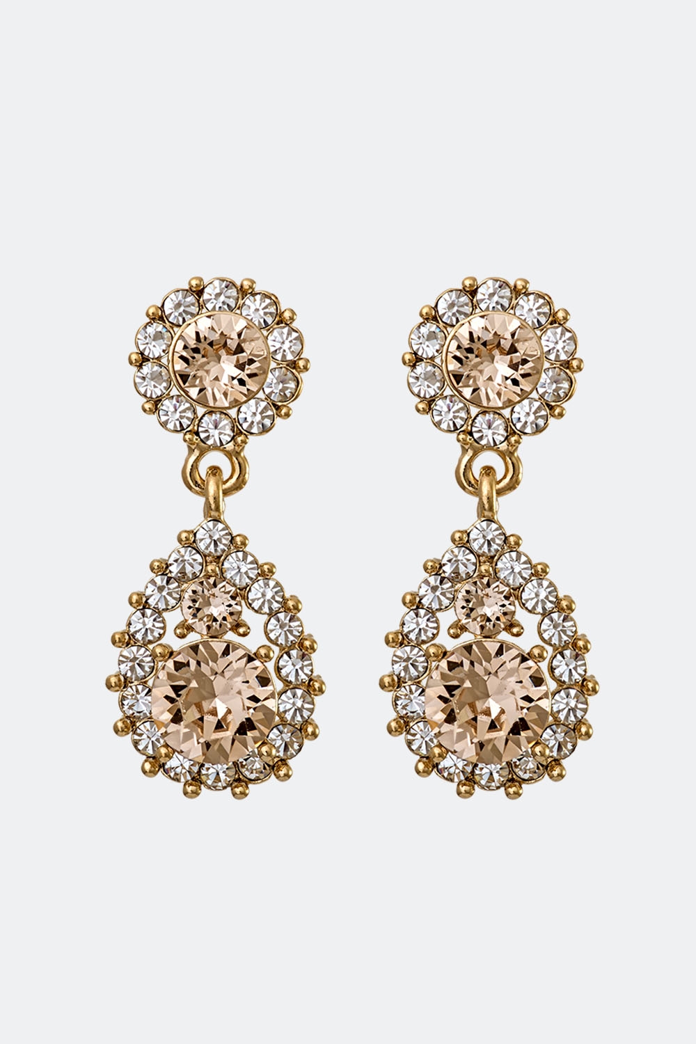 Sofia earrings - Light silk ryhmässä Lily and Rose - Korvakorut @ Glitter (253000178302)