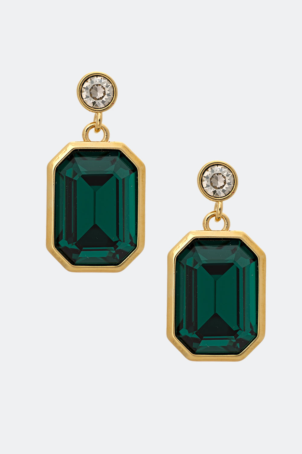 Diane earrings - Emerald ryhmässä Lily and Rose - Korvakorut @ Glitter (253000237502)