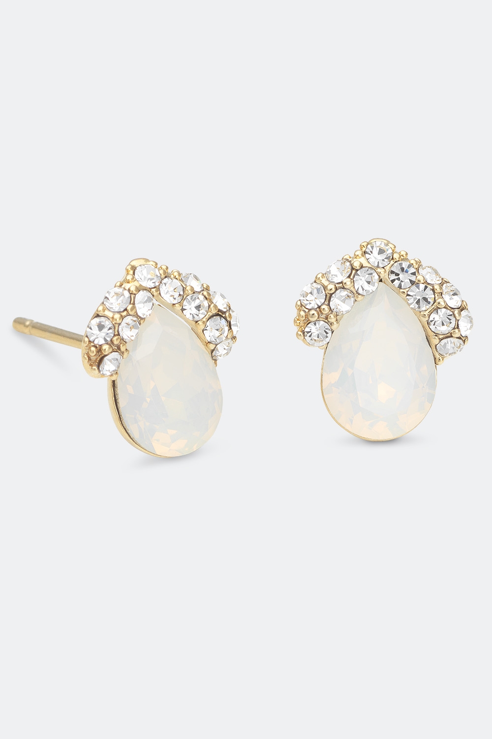 Miss Grace stud earrings - White opal ryhmässä Lily and Rose - Korvakorut @ Glitter (253000523102)