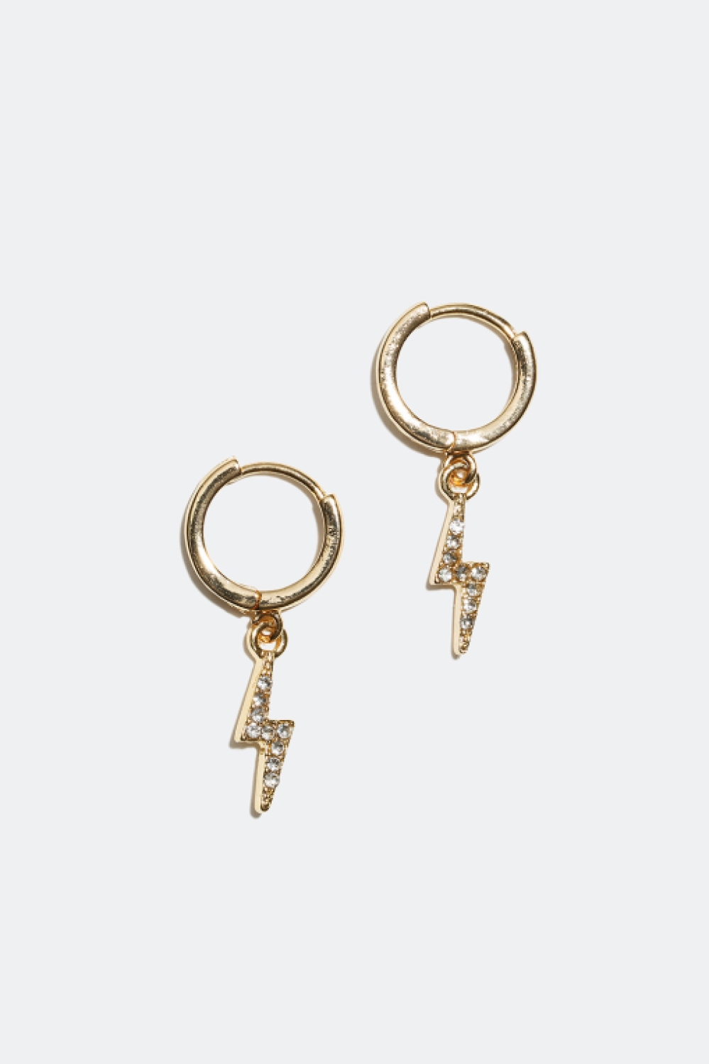 Pienet korvarenkaat, joissa on strassisalamat ryhmässä Korut / Korvakorut / Korvarenkaat @ Glitter (253000642000)