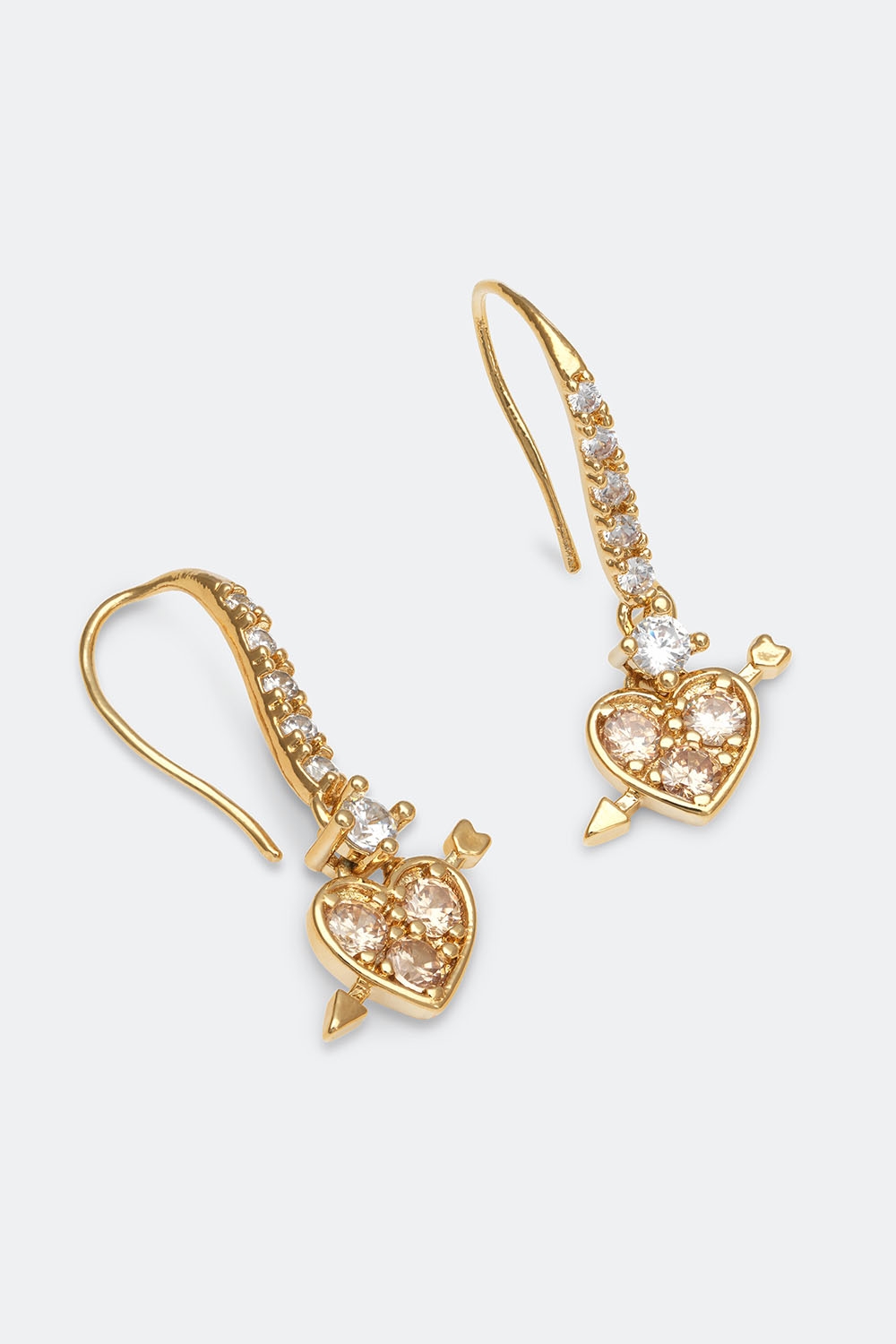 Lowe earrings - Light champagne ryhmässä Lily and Rose - Korvakorut @ Glitter (253000988302)