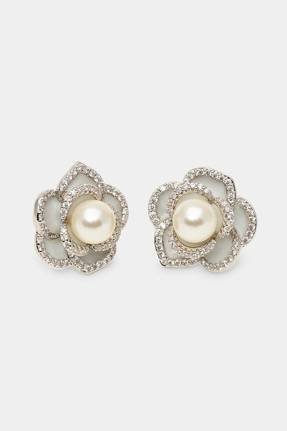 Coco rose earrings - Ivory mist ryhmässä Lily and Rose - Korvakorut @ Glitter (253011571001)