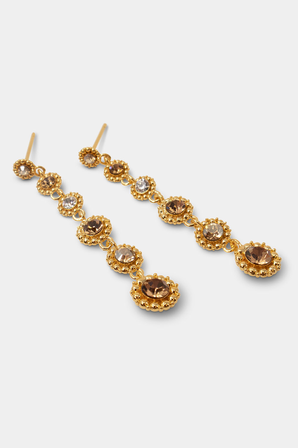 Florence earrings - Champagne ryhmässä Lily and Rose - Korvakorut @ Glitter (253746412000)