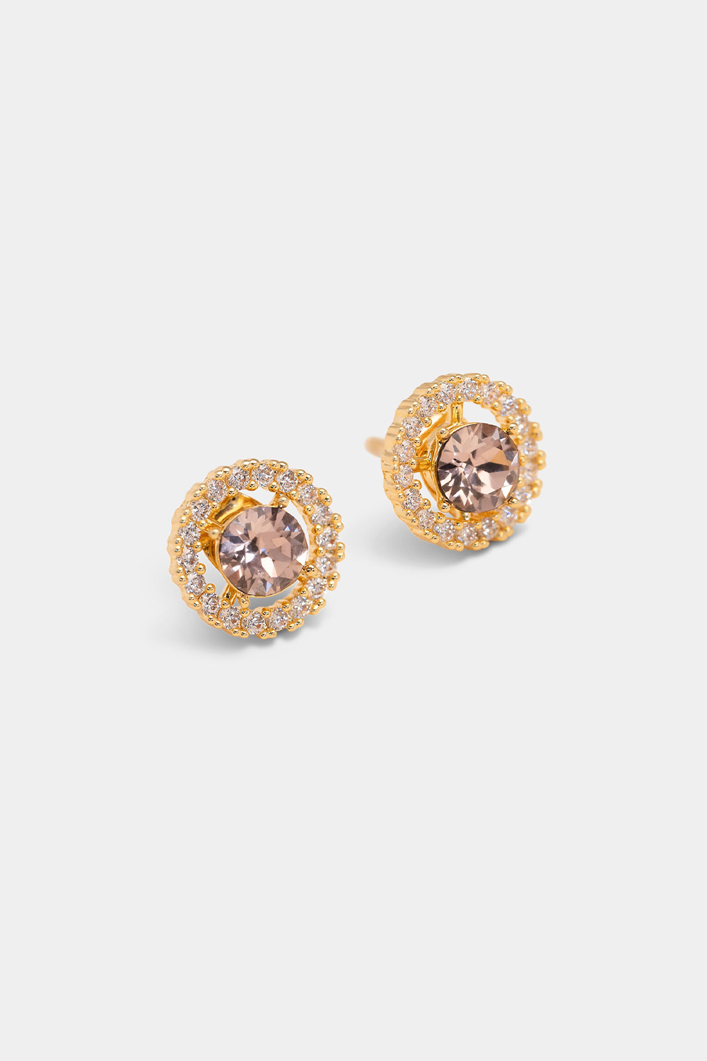Miranda Twist earrings - Pink topaz ryhmässä Lily and Rose - Korvakorut @ Glitter (253746845000)
