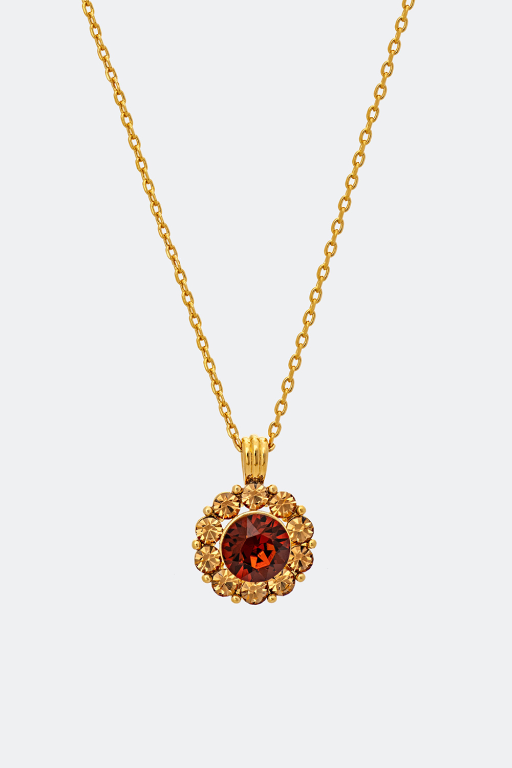 Sofia necklace - Amber (Gold) ryhmässä Lily and Rose - Kaulakorut @ Glitter (254000104502)