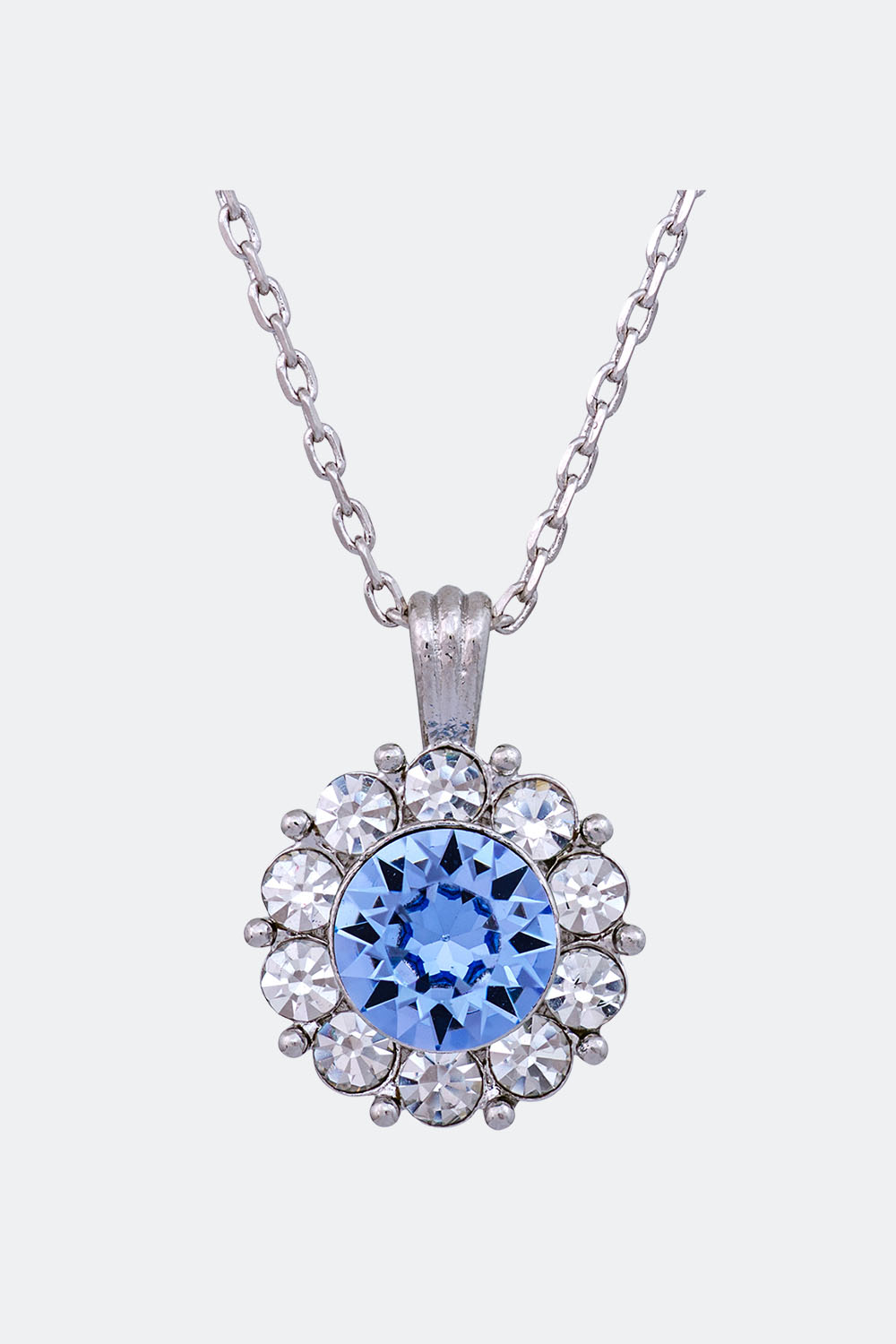 Sofia necklace - Light sapphire ryhmässä Lily and Rose - Kaulakorut @ Glitter (254000107101)