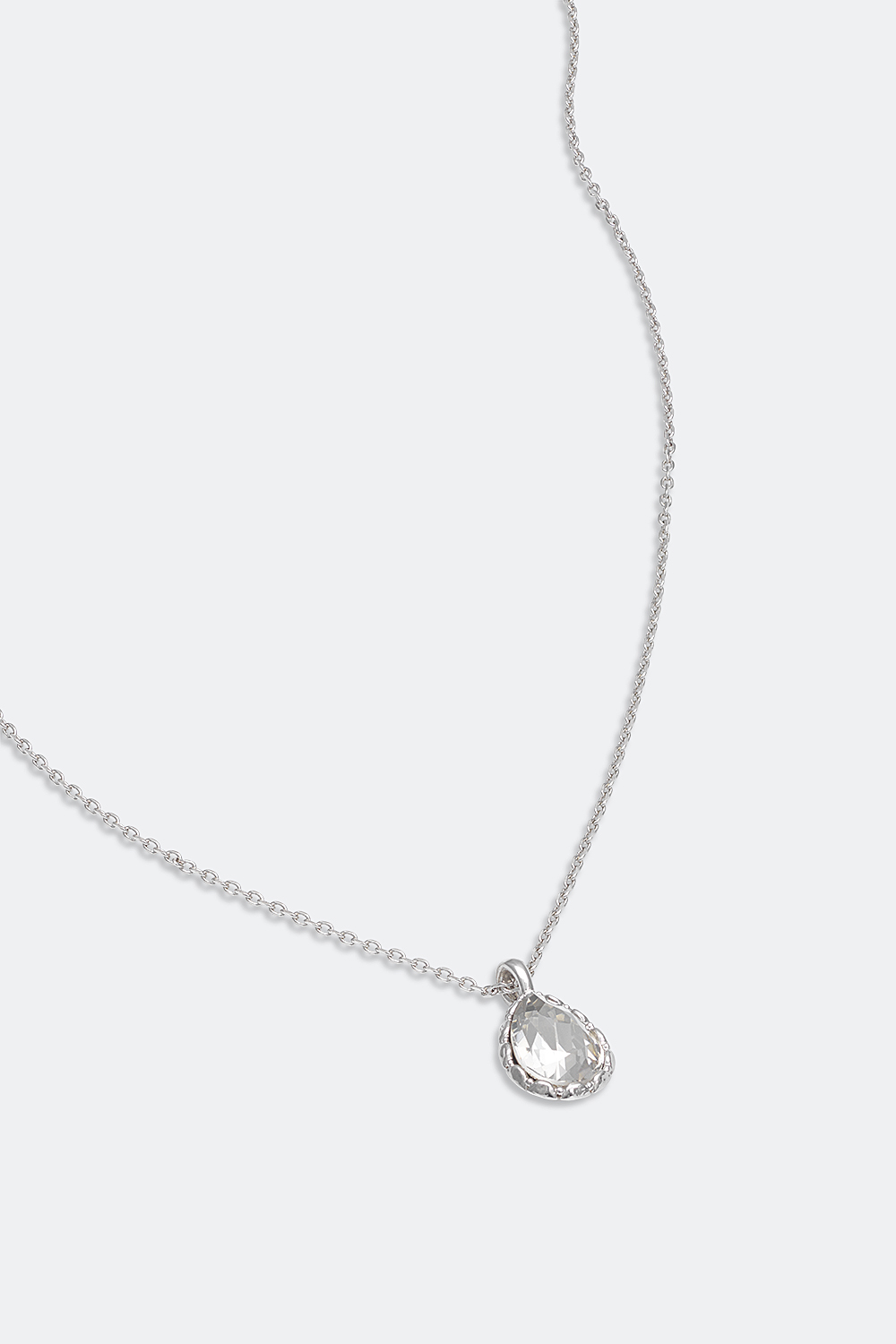 Zoe necklace - Crystal (Silver) ryhmässä Lily and Rose - Kaulakorut @ Glitter (254000280201)