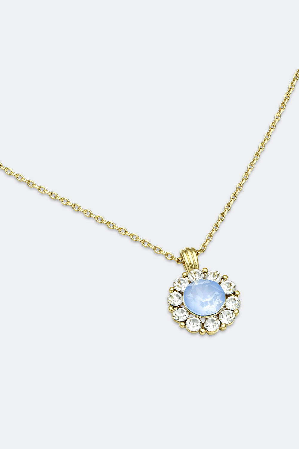 Sofia necklace - Sky blue ryhmässä Lily and Rose - Kaulakorut @ Glitter (254000597102)
