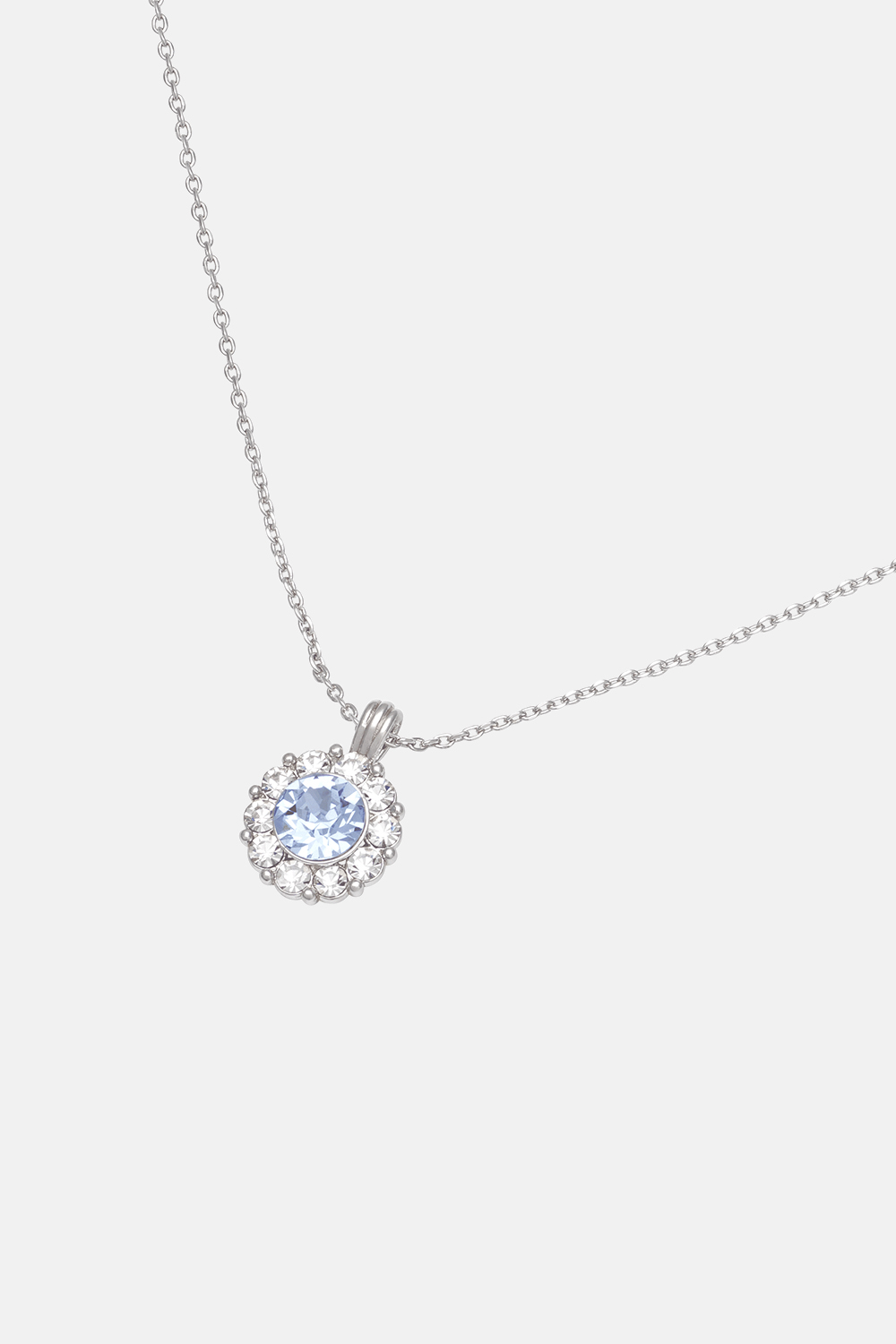 New Miss Sofia necklace - Light sapphire ryhmässä Korut / Kaulakorut / Kaulakorut riipuksella @ Glitter (254000777101)