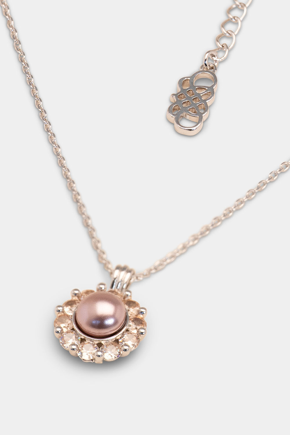 Miss Sofia necklace - Pink topaz pearl ryhmässä Lily and Rose - Kaulakorut @ Glitter (254429205000)