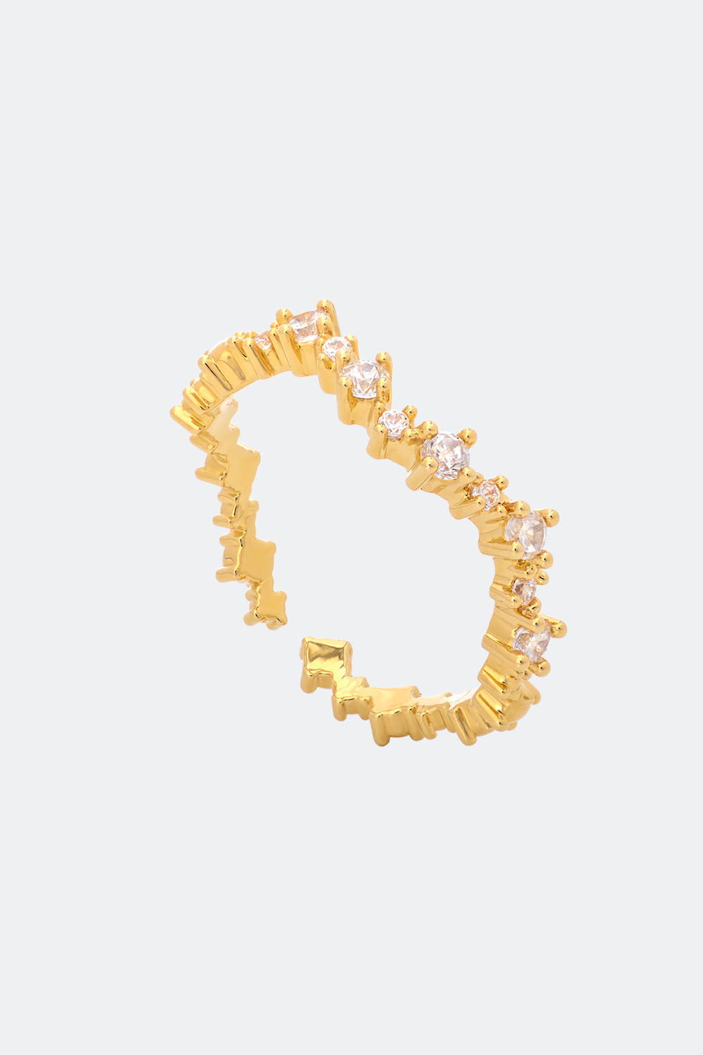 Petite Capella ring - Crystal (Gold) ryhmässä Lily and Rose - Sormukset @ Glitter (256000090202)