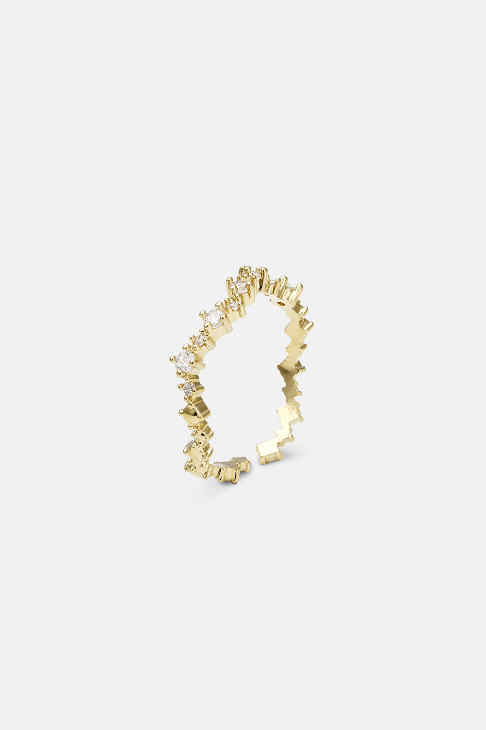 Petite Capella ring - Crystal (Gold) ryhmässä Store week / @ Glitter (256000382002)