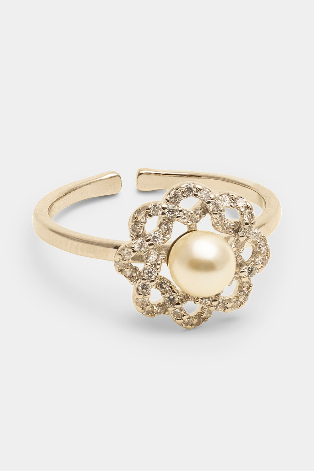 Fleur ring - Ivory ryhmässä Lily and Rose - Sormukset @ Glitter (256002551000)