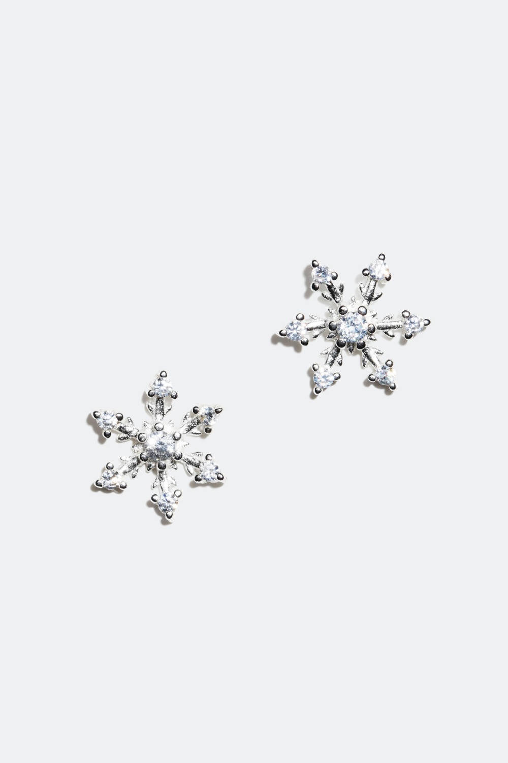 Korvakorut, lumihiutaleet aitoa hopeaa ryhmässä Joulu / Christmas Collection @ Glitter (325368)