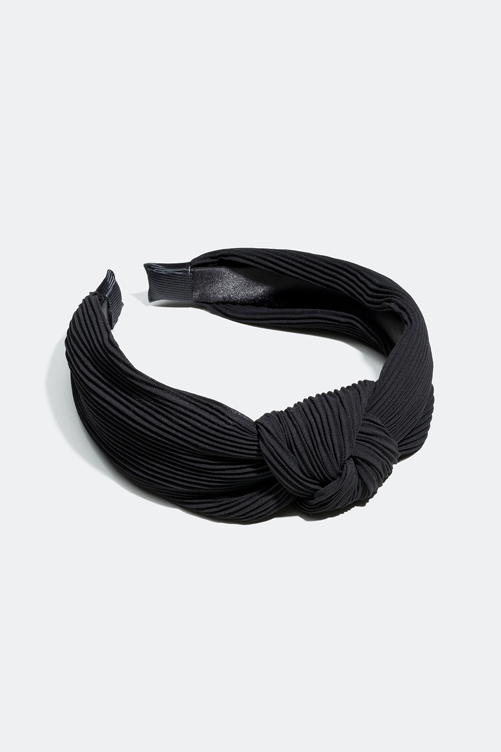 Pliseerattu hiuspanta, jossa solmu ryhmässä Hiustuotteet / Hiuspannat / Leveät @ Glitter (327239)